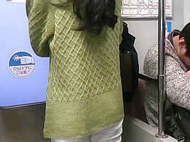 Married Woman Groping Train Fifty Year Old Mother Gets Ravished Makiko Tsurugawa