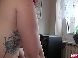Melina May – Morning Stick Pressed Into The Asshole And Milked!