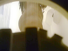 Ebony shower voyeur