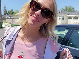 Sky Pierce – Young Canadian Blonde Loves A Big Cock De