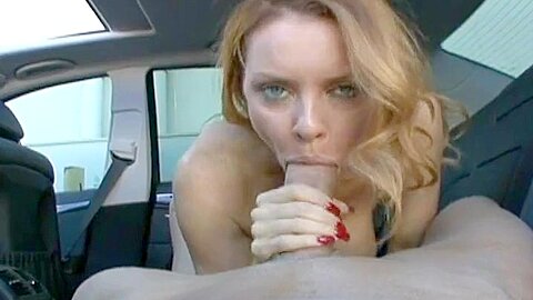 The Beautiful Janet Eagerly Enjoys Cock In The Back Seat