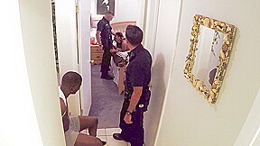 Zoey Reyes fucked by two officers while her restrained boyfriend watches – ScrewTheCops