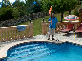 Of 4 With Lifeguards And Hotel Guest